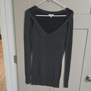 Cache Charcoal Sweater